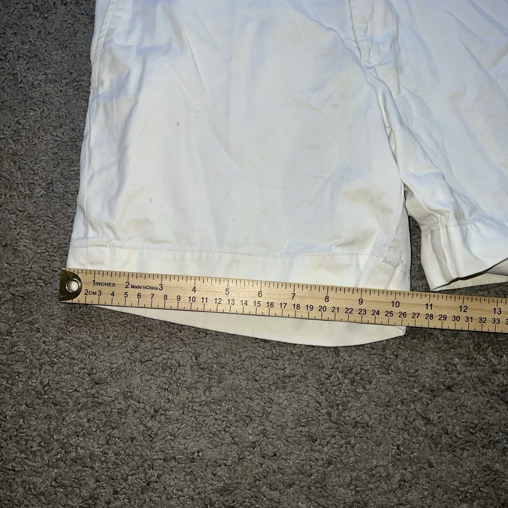 Vintage Polo Ralph Lauren White Shorts Men's 30 Preppy Golf